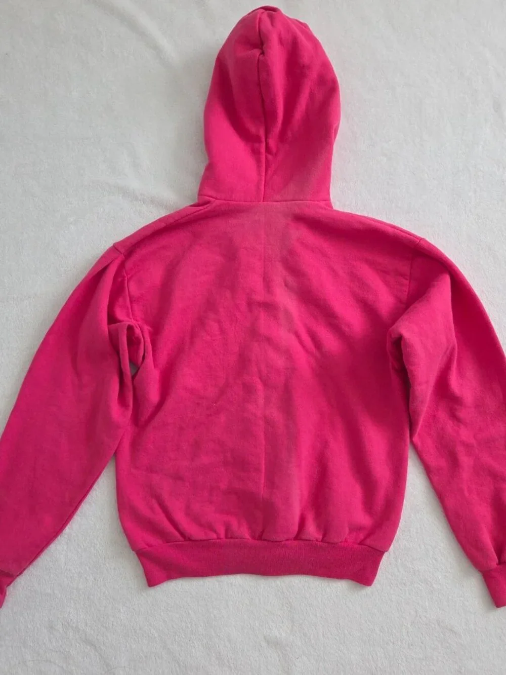 Vtg US Open Pink Hoodie Youth XL Tennis Athleisure Preppy Y2K Sporty Full Zip - Picture 14 of 16